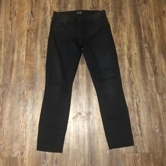 MOTHER Denim - Mother Jeans Women's 25 The Looker Crop in Nine Lives Wash Slim Fit Denim